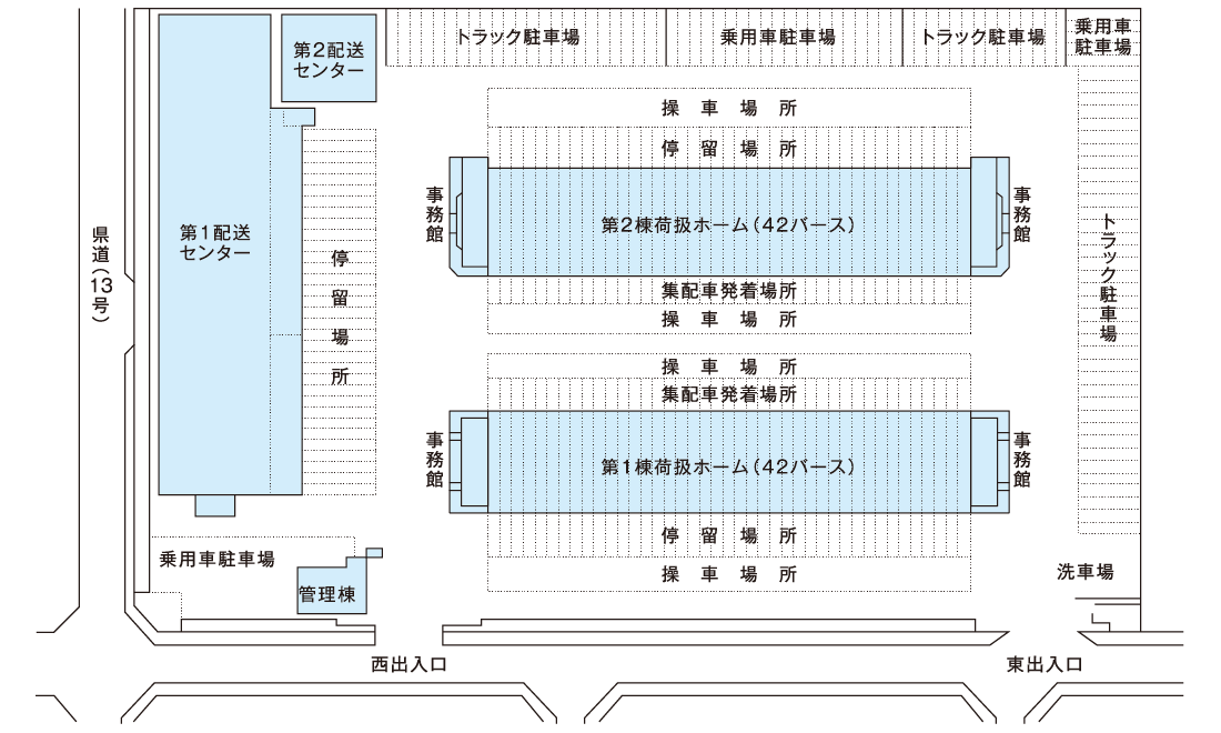 施設のご案内 岩手トラックターミナル株式会社 施設のご案内 岩手トラックターミナル株式会社